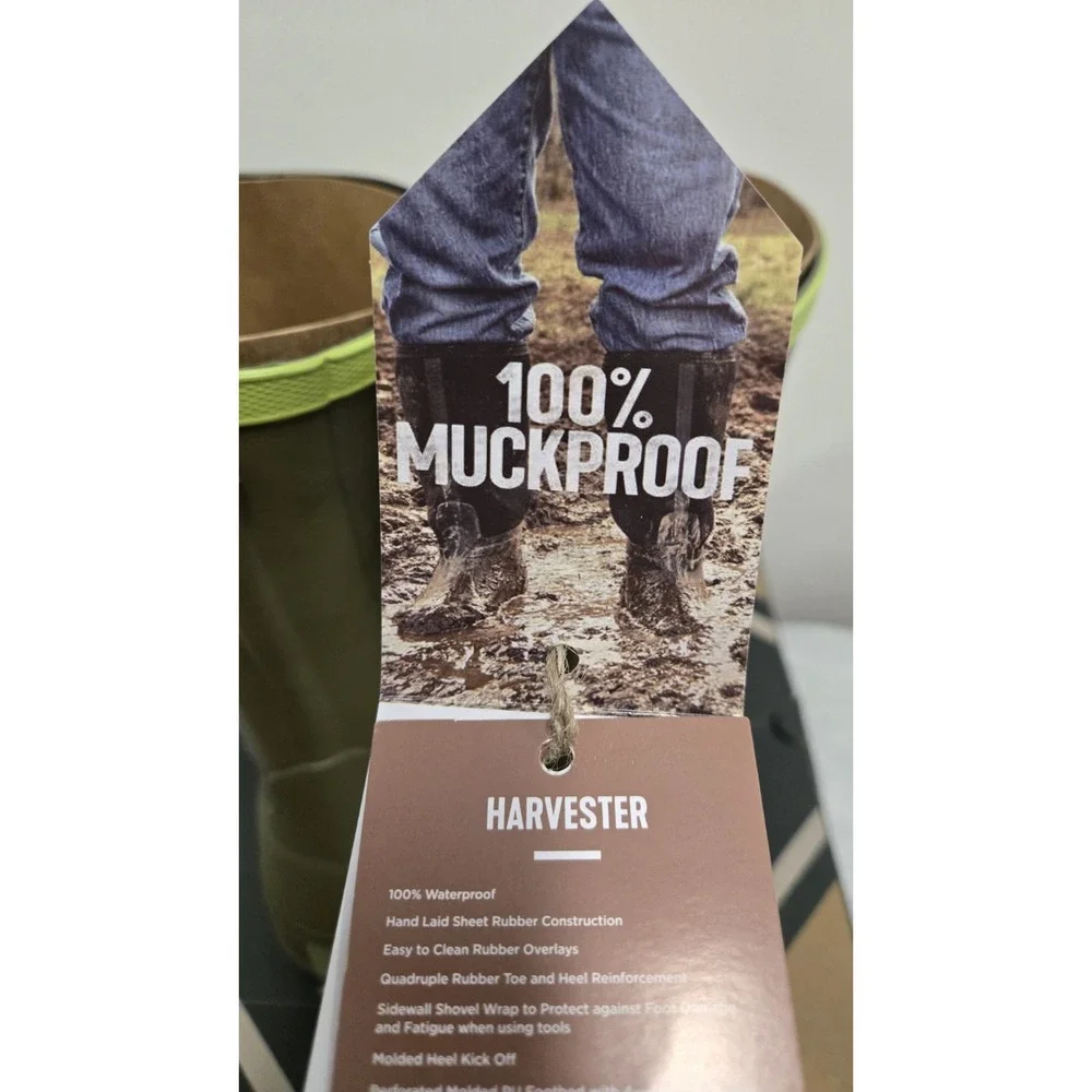 Muck Harvester Mid calf waterproof Boots. #wellingtons #rainyday #outdoors. size